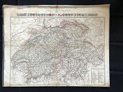 Switzerland -Ancien Map - Carte Ancienne - Alte Karte - Oude Kaart • 140€