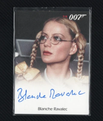 James Bond Heroes & Villains 2010 Auto Autograph Card Blanche Ravalec as Dolly - Image 1 of 4