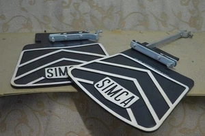 NOS Classic SIMCA CHRYSLER 160 180 ROOTES 2L 1609 1610 Rubber Mudflaps Set - Picture 1 of 3