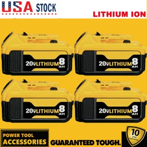 Replace For Dewalt 20V 20 Volt Max 8.0/7AH Lithium Battery DCB206-2 DCB206 US - Picture 1 of 16