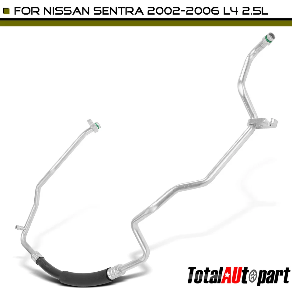 Línea de succión de refrigerante aire acondicionado para Nissan Sentra 2002 2003 2004 2005 2006 QR25DE Foto 1 de 4
