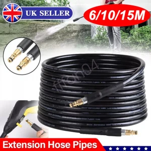 6M/10M/15m Extension Hose Pipes For Karcher K2 K3 K4 K5 K7 High-Pressure Washer - Picture 1 of 16