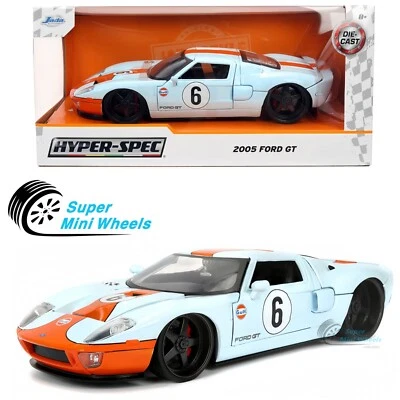 Jada 1:24 2005 Ford GT Gulf #6 - Hyper-Spec Series #36373 - Imagem 1 de 4