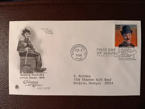 1998 Primer día de emisión Charlie Chaplin' celebrando el siglo XX 1910-1919 - Imagen 1 de 1