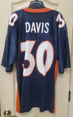 Camiseta deportiva de colección Terrell Davis #30 Denver Broncos para hombre talla 48 grande en muy buena condición Foto 1 de 4