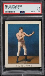 1910 T220 Champions Prize Fighter Boxer Young Griffo Card - PSA 1,5 FR - Imagen 1 de 2
