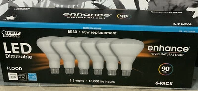 ⚡️LED Dimmable Br30 65W Replacement 5000K 6-Pack - Image 1 of 2