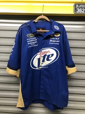 Chaqueta Miller Lite Racing Brad Keselowski Nascar Pit Crew Chase Authentics 3XL Foto 1 de 4