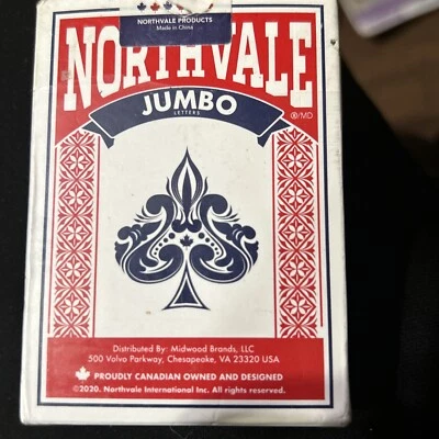 Northvale Red Complete W Jokers Poker Cards NORTHVALE - USED - Image 1 of 4