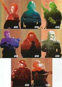 2015 Topps Star Wars Journey to The Force Awakens Character Silhouette You Pick - Picture 1 of 8