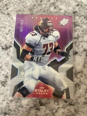 2007 SPx JOE STALEY "Silver Holofoil Rookie" San Franciciso 49ers RC 276/299 HOF - Image 1 of 2