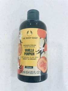 The Body Shop Shower Cream Vanilla Pumpkin For Normal to Dry Skin 8.4 FL OZ NEW - Picture 1 of 2