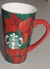 Starbucks Poinsetta Holiday Ceramic 16oz Coffee Mug 2020