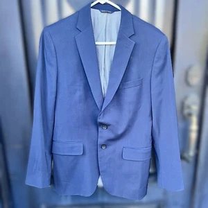 Banana Republic Men Sz 38S Tailored Fit Navy Lanificio Cerruti 100% Wool Blazer - Picture 1 of 11