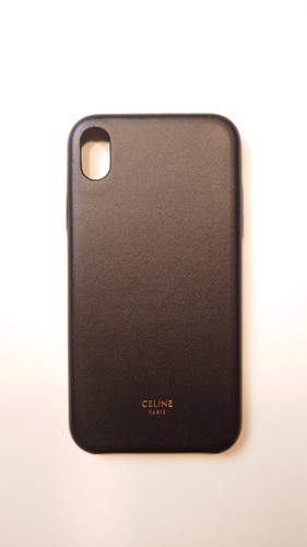 Custodia in pelle Celine iPhone XS nuova senza etichetta con borsa per indumenti