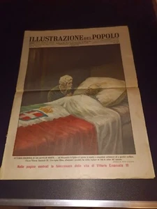 ILLUSTRAZIONE DEL POPOLO 11.1.1948 MORTE VITTORIO EMANUELE III - Foto 1 di 1