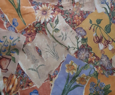 TABLE COVER WAX COATED, OFF CUT, IDEAL WORK,CHAIRS COVER,  64" X 58" VGC - Image 1 of 4