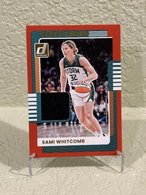 2025 Panini Donruss WNBA Sami Whitcomb Jersey Series Red #45 - Image 1 of 2