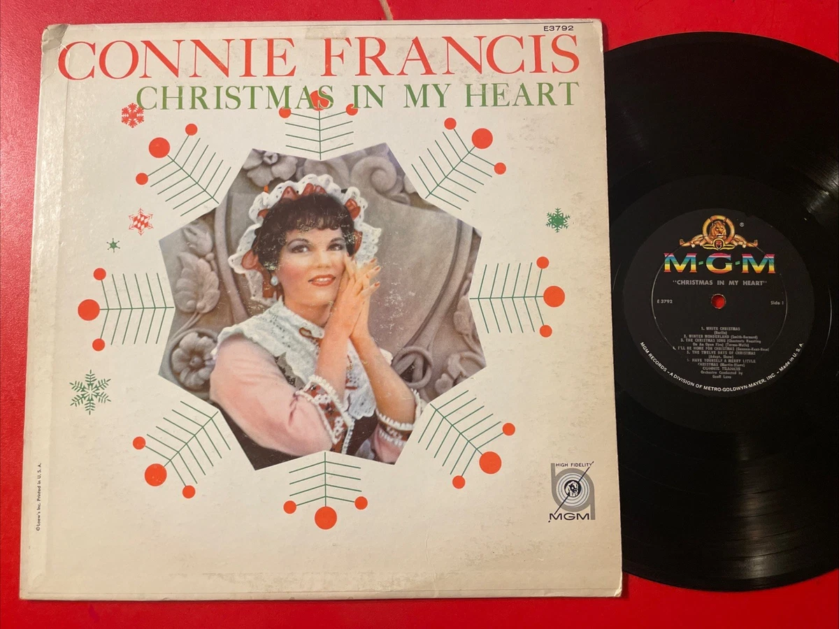 Connie Francis Christmas In My Heart LP MGM Mono 1st Press VG+