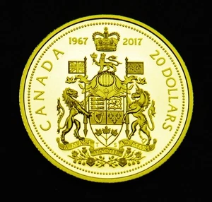 1967-2017 $20 prueba plata Alex Colville ganso volador 1967-2017 chapado en oro - Imagen 1 de 2
