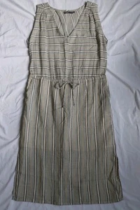 prAna Bio-Baumwolle Ökotropen Sternstreifen Strand Boho Damen Kleid Small - Bild 1 von 13