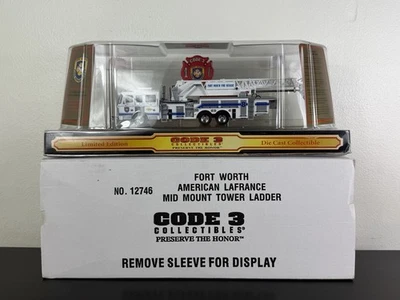 Code 3 Collectibles Fort Worth Texas LTI ALF Tower Ladder.   12746 - Image 1 of 4