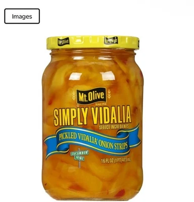 Mt. Оливковые маринованные луковые полоски Simply Vidalia - Изображение 1 из 3