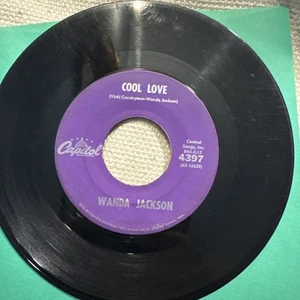 WANDA JACKSON: Let's Have A Party / Cool Love CAPITOL 4397 Single 45 RPM - Picture 1 of 3