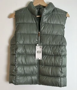 MANGO - CHALECO ACOLCHADO ULTRALIGERO - TALLA S - VERDE - Imagen 1 de 6