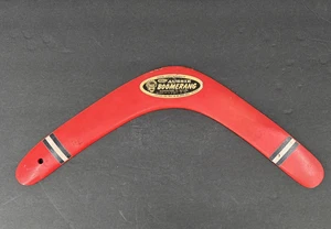 Vintage 1965 WHAM-O AUSSIE BOOMERANG Red Original Toy Retro Kid Game - Picture 1 of 22
