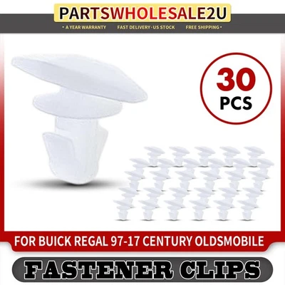 30Pcs 5mm Nylon Weatherstrip Retainer Clip for Buick Regal 97-17 Century Olds - Image 1 of 4