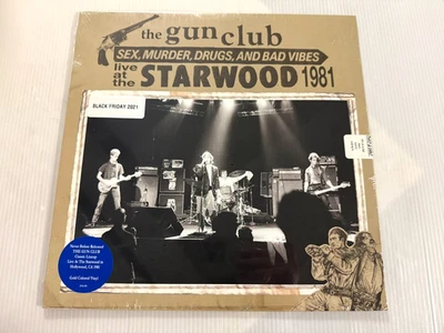 GUN CLUB Sex Murder Drugs & Bad Vibes LP New Sealed RSD BF 2021 Blixa GOLD VINYL - Image 1 of 3