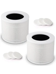 Paquete de 2 mini filtros de repuesto Core compatibles con mini purificador de aire LEVOIT Core - Imagen 1 de 5