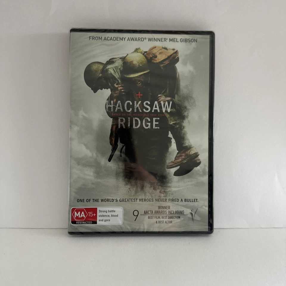 Hacksaw Ridge DVD 2016 Movie Andrew Garfield Brand New & Sealed Region 4 PAL - image 1 of 1