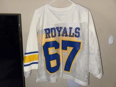 Camiseta deportiva de fútbol vintage Champion Royals usada en juegos para hombre grande #67 Foto 1 de 4