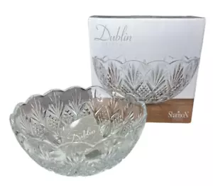 Cuenco para servir Shannon Crystal By Godinger Dublin Crystal Collection HERMOSO CORTE - Imagen 1 de 5