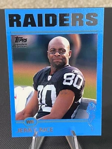 2004 Topps - Jerry Rice #85 Blue SSP /50 - Picture 1 of 2