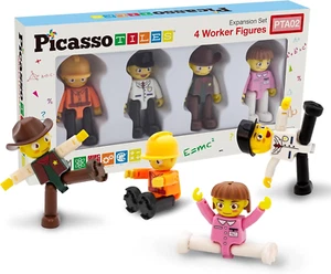 Set giocattolo action figure personaggio professionale gioco finto magnete espansione - Foto 1 di 12