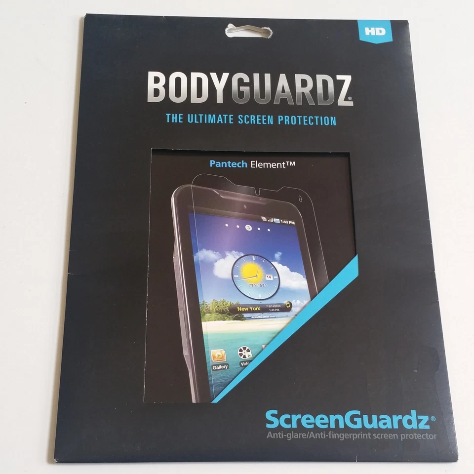 Pantech Element BodyGuardz ScreenGuardz HD Anti-Glare Screen Protector Clear - Image 1 of 4