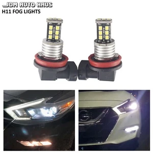 4x 6000K H11 H16 White FOG LED Light Bulbs Fits 2016 2017 2018 Nissan Maxima - Bild 1 von 11