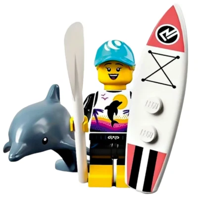 Paddle Surfer Lego Series 21 Minifigures 71029 RETIRED - Image 1 of 3