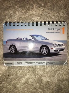 OEM 2005 Mercedes- CLK CLASS Quick Tips General Reference Spiral Bound Book #1 - Picture 1 of 2