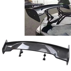 Carbon Fiber Rear Trunk Spoiler Lip Wing For Tesla Model 3 2017-2024 Black co - Picture 1 of 12