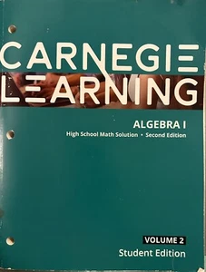Algebra 1 Carnegie Learning HIgh School Math Solution Second Edition Volume 2 - Bild 1 von 6