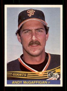 1984 Donruss #309 Andy McGaffigan NM/NM+ Giants 212736