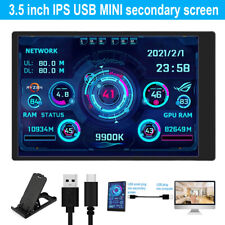 3.5 Inch IPS USB Secondary Display Screen AIDA64 Mini Monitor 360° For Pi ITX PC