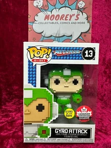 Mega Man Gyro Attack #13 Funko Pop 8-Bit (Glow) 2018 canadian Exclusive - Picture 1 of 7