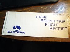 Eastern Airlines Round Trip Ticket - Vintage 1988 EAL Passenger FREE Flight DBC