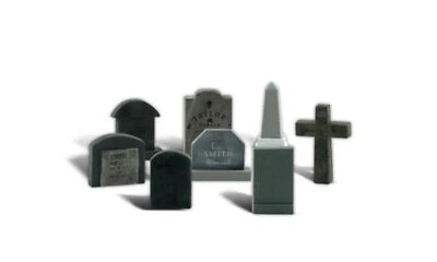 Woodland Scenics A2554 G Scale Tombstones - Image 1 of 4