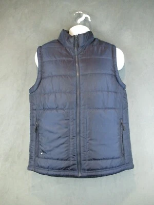 Chaleco Nat Nast Para Hombres Medio Azul Acolchado Bolsillos con Cremallera Completa Exterior Senderismo Foto 1 de 4